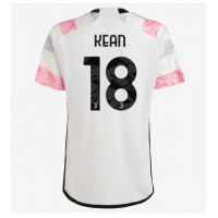 Camisa de Futebol Juventus Moise Kean #18 Equipamento Secundário 2023-24 Manga Curta